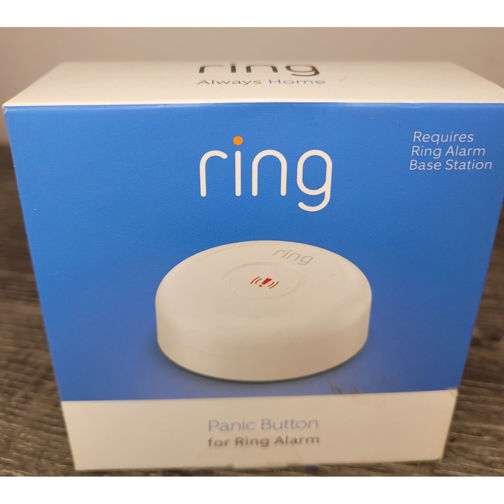 Ring Alarm Panic Button Smart Home Security Wireless Emergency Alert White NEW